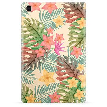 Samsung Galaxy Tab A7 10.4 (2020) TPU Hoesje - Roze Bloemen