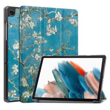 Samsung Galaxy Tab A9 Tri-Fold Series Smart Folio Case - Wit Bloemen