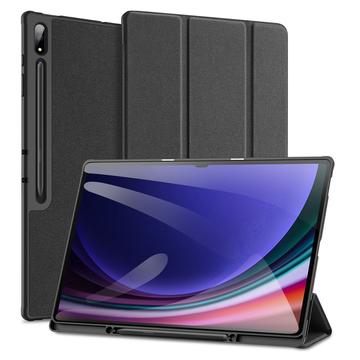 Samsung Galaxy Tab S10 Ultra Dux Ducis Domo Tri-Fold Smart Folio Hoesje - Zwart