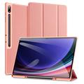 Samsung Galaxy Tab S10 Ultra Dux Ducis Domo Tri-Fold Smart Folio Hoesje - Roze