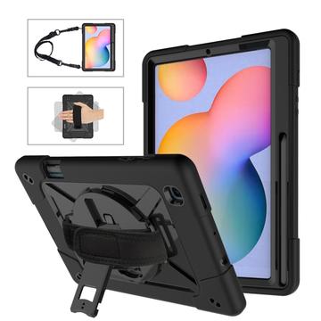 Samsung Galaxy Tab S6 Lite 2020/2022/2024 Heavy Duty 360 Case met Draagriem