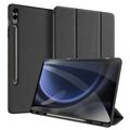 Samsung Galaxy Tab S9 FE+ Dux Ducis Domo Tri-Fold Smart Folio Hoesje - Zwart