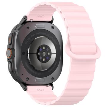 Samsung Galaxy Watch Ultra Magnetische Siliconen Sportband - 47mm - Roze