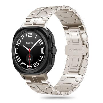 Samsung Galaxy Watch Ultra Tech-Protect Roestvrij stalen lijnband - 47mm - Titanium