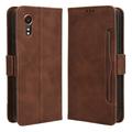 Samsung Galaxy Xcover7 Cardholder Series Portemonnee Hoesje - Bruin