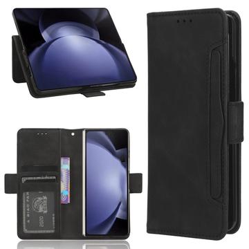 Samsung Galaxy Z Fold6 Cardholder Series Portemonnee Hoesje - Zwart