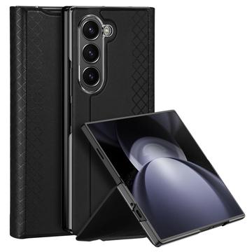 Samsung Galaxy Z Fold6 Dux Ducis Bril Flip Hoesje - Zwart