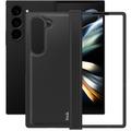 Samsung Galaxy Z Fold6 Imak Ruiyi Hybride Hoesje - Koolstofvezel - Zwart