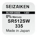 Seizaiken 335 SR512SW Zilveroxide accu - 1.55V