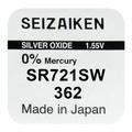 Seizaiken 362 SR721SW Zilveroxide Accu - 1.55V