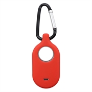 Samsung Galaxy SmartTag 2 siliconen hoesje met sleutelhanger - Rood