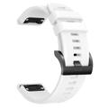 Siliconen Band - Garmin Fenix 6 GPS/6 Pro GPS/5/5 Plus - Wit