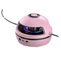 Touwtjespringen Machine met Bluetooth Speaker en LED Licht - Roze