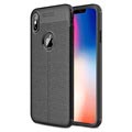 Slim-Fit Premium iPhone XS Max TPU Hoesje - Zwart