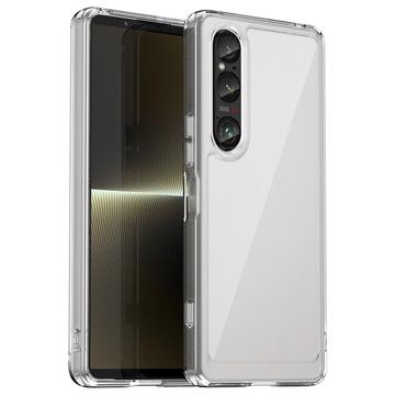 Sony Xperia 1 VI Krasbestendig Hybride Hoesje - Doorzichtig