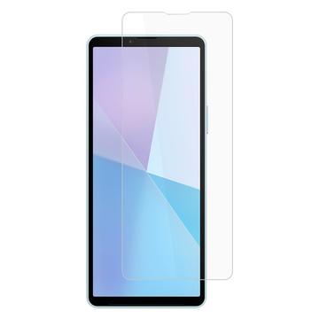 Sony Xperia 10 VI Glazen Screenprotector - 9H, 0.3mm - Case Friendly  - Doorzichtig