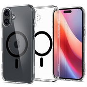 iPhone 16 Plus Spigen Ultra Hybrid Mag Hoesje - Zwart / Doorzichtig