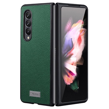 Samsung Galaxy Z Fold4 Sulada Luxury Series Hybride Hoesje - Groen