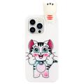 3D Figure-serie iPhone 14 Pro TPU Hoesje - Kat