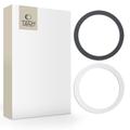 Tech-Protect MagMat MagSafe Universele Magnetische Ring - 2-Pack - Zwart & Zilver