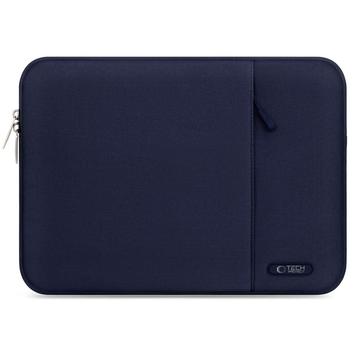 Tech-Protect Sleevy Laptophoes met zijvak - 13-14" - marineblauw