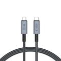 Tech-Protect UltraBoost Max USB 4.0 Type-C kabel - PD240W, 1m, 8K 40Gbps - Grijs