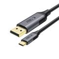 Tech-Protect UltraBoost USB-C naar DisplayPort 1.4 Kabel - 8K@60Hz, 180cm - Zwart