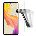 vivo Y78 Screenprotector van gehard glas - 9H - Case Friendly - Doorzichtig