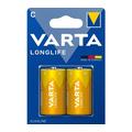 Varta Longlife LR14/C batterij - 2 stuks.