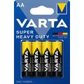 Varta Super Heavy Duty R6/AA batterij - 4 stuks.