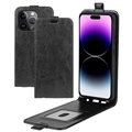 iPhone 15 Pro Verticale Flip Case met Kaartsleuf