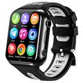 W5PRO 4G Dual Camera Kids Watch 2 + 16G Slijtvast 1.83 "IPS HD Smart Phone Watch - Zwart / Grijs