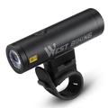 WEST BIKING YP0701332 500LM Fiets Heldere LED Voorlamp Nacht Fietsen Veiligheid Zaklamp - Zwart