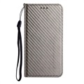 Samsung Galaxy S22 5G Wallet Case - Carbon Fiber - Zwart