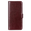 Samsung Galaxy S22+ 5G Wallet Case met Magnetische Sluiting - Bruin