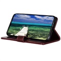 Samsung Galaxy S22+ 5G Wallet Case met Magnetische Sluiting - Bruin