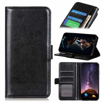 Xiaomi Redmi 9A Wallet Case met Magnetische Sluiting - Zwart