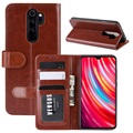 Xiaomi Redmi Note 8 Pro Wallet Case met Magnetische Sluiting - Bruin