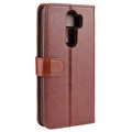 Xiaomi Redmi Note 8 Pro Wallet Case met Magnetische Sluiting - Bruin