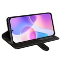 Honor X40i Wallet Case met Magnetische Sluiting - Zwart