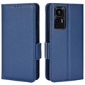 Xiaomi 12/12X Wallet Case met Magnetische Sluiting - Blauw