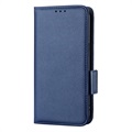 Xiaomi 12/12X Wallet Case met Magnetische Sluiting - Blauw