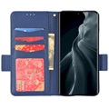 Xiaomi 12/12X Wallet Case met Magnetische Sluiting - Blauw