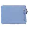 Waterbestendige, elegante Oxford Laptophoes met zijvak - 15.6" - Blauw