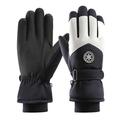 Windproof Outdoor Winter Touch Screen Gloves - Men - Dark Blue / White