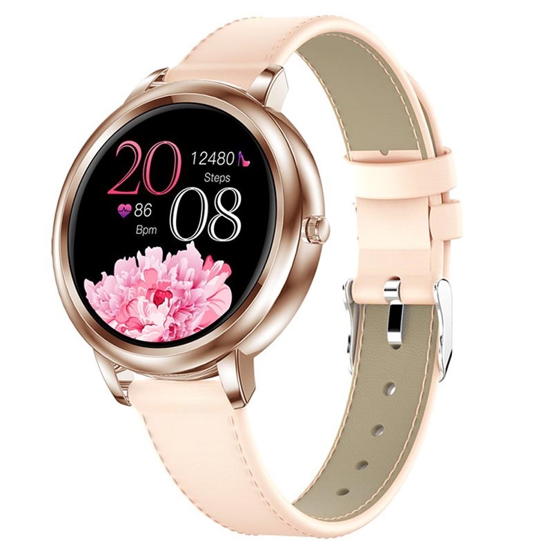 Harmonisch Perforatie Hulpeloosheid Elegante Smartwatch voor Dames met Hartslagmeting MK20