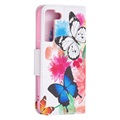 Wonder Series Samsung Galaxy S22 5G Wallet Case - Vlinders