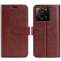 Xiaomi 13T/13T Pro Wallet Case met Magnetische Sluiting - Bruin