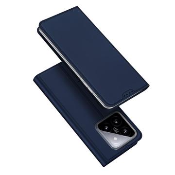 Xiaomi 14 Pro Dux Ducis Skin Pro Flip Hoesje - Blauw