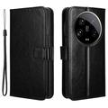 Xiaomi 14 Ultra Wallet Case met Magnetische Sluiting - Zwart